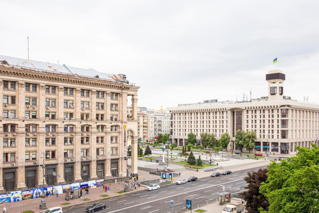 Апартаменти 4-Кімнатні В Центрі Києва М. Хрещатик Kiew Exterior foto