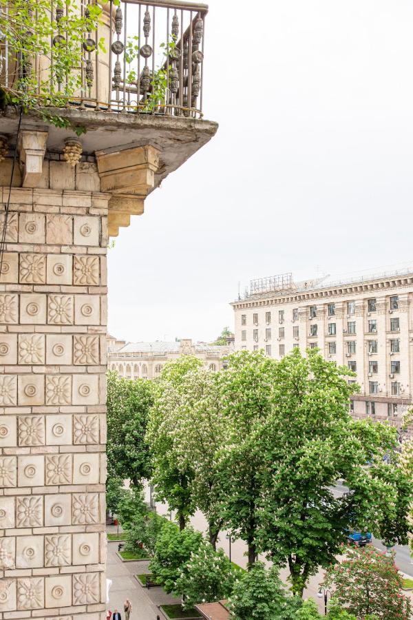 Апартаменти 4-Кімнатні В Центрі Києва М. Хрещатик Kiew Exterior foto